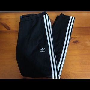 Adidas 3 striped leggings